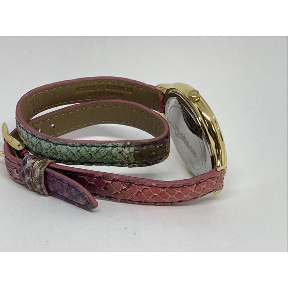 Michael Kors MK2390 Women's Pink Leather Analog Go - Picture 12 of 12